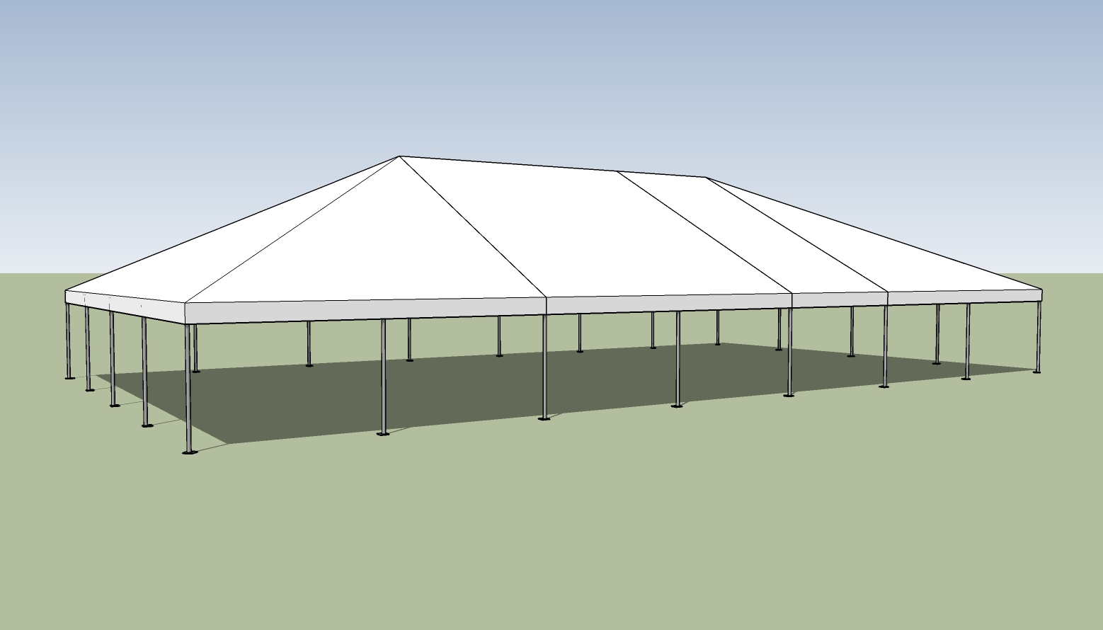 40x70 frame tent